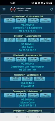 GeheimeZender / PiratenStreams android App screenshot 2